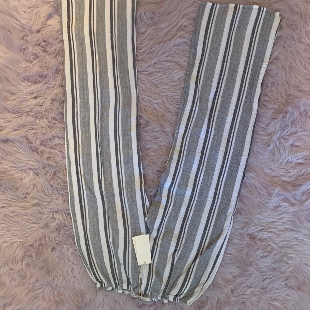 Striped Cotton Pants
